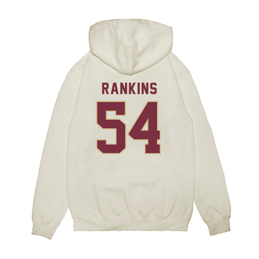 FSU - NCAA Football : Earnest Rankins - Vintage Helmet Premium Hooded Sweatshirt-1