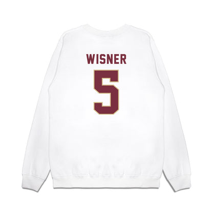 FSU - NCAA Football : Tre Wisner - Vintage Helmet Premium Crewneck Sweatshirt-1