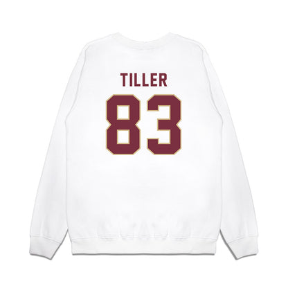 FSU - NCAA Football : Xavier Tiller - Vintage Helmet Premium Crewneck Sweatshirt-1