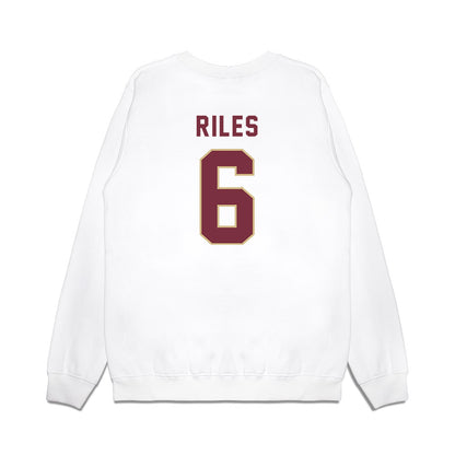 FSU - NCAA Football : Desirrio Riles - Vintage Helmet Premium Crewneck Sweatshirt-1
