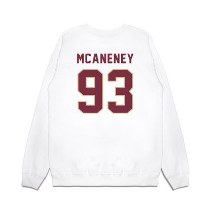FSU - NCAA Football : Conor McAneney - Vintage Helmet Premium Crewneck Sweatshirt-1