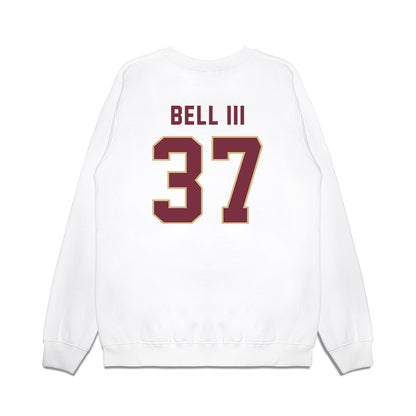 FSU - NCAA Football : Tre Bell III - Vintage Helmet Premium Crewneck Sweatshirt-1