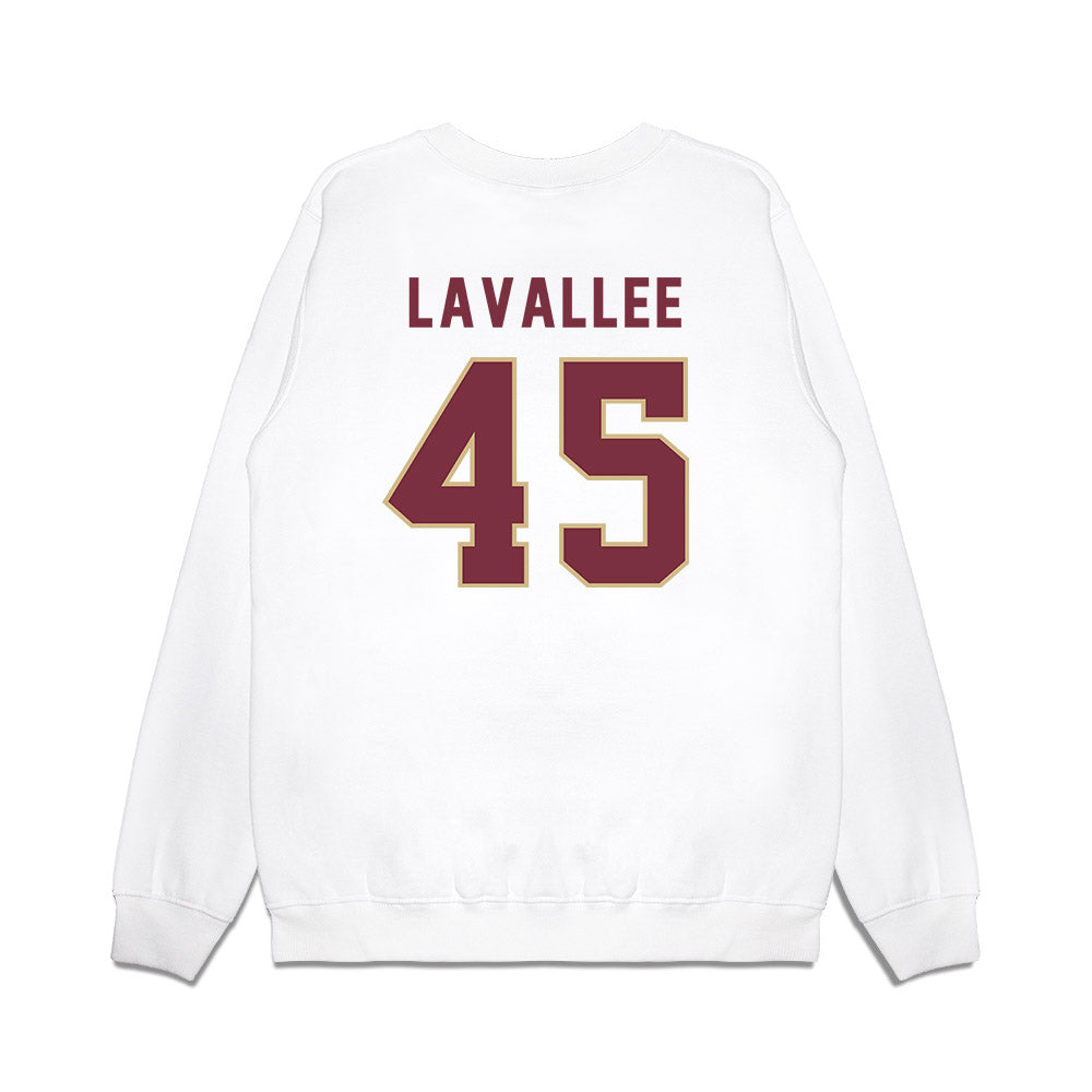 FSU - NCAA Football : Noah LaVallee - Vintage Helmet Premium Crewneck Sweatshirt-1