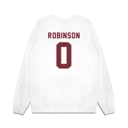 FSU - NCAA Football : Duce Robinson - Vintage Helmet Premium Crewneck Sweatshirt-1