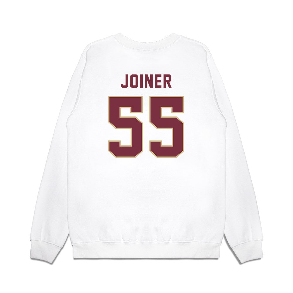 FSU - NCAA Football : Bradyn Joiner - Vintage Helmet Premium Crewneck Sweatshirt-1