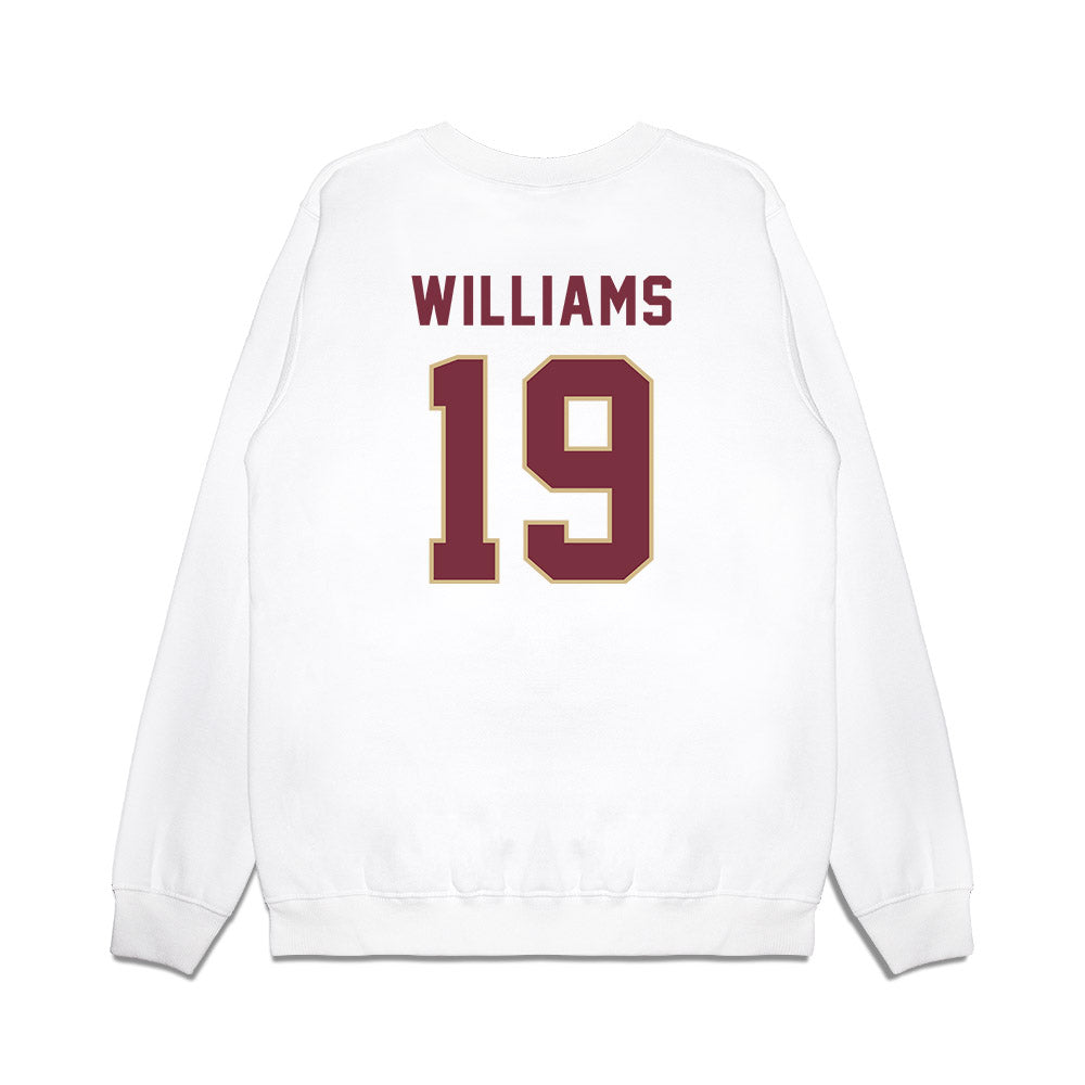 FSU - NCAA Football : Darryon Williams - Vintage Helmet Premium Crewneck Sweatshirt-1
