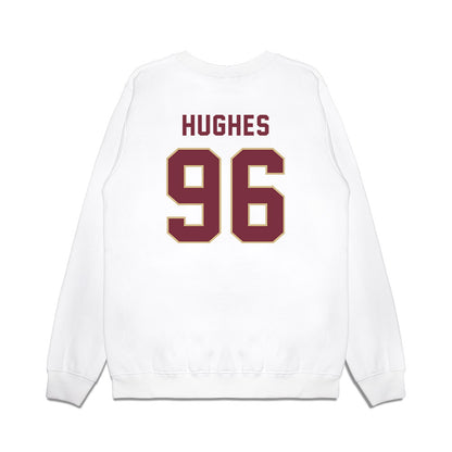 FSU - NCAA Football : Daniel Hughes - Vintage Helmet Premium Crewneck Sweatshirt-1