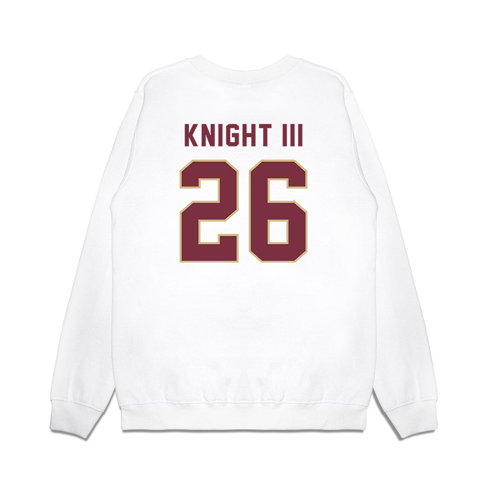 FSU - NCAA Football : Ricky Knight III - Vintage Helmet Premium Crewneck Sweatshirt-1