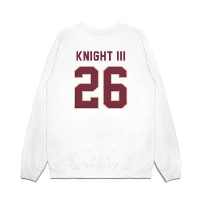 FSU - NCAA Football : Ricky Knight III - Vintage Helmet Premium Crewneck Sweatshirt-1