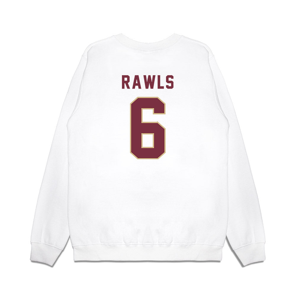 FSU - NCAA Football : Ja'Bril Rawls - Vintage Helmet Premium Crewneck Sweatshirt-1
