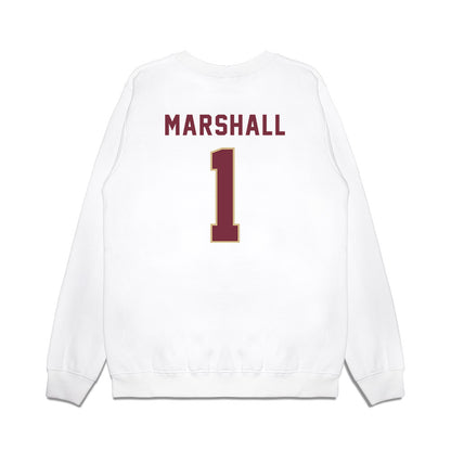 FSU - NCAA Football : Malachi Marshall - Vintage Helmet Premium Crewneck Sweatshirt-1