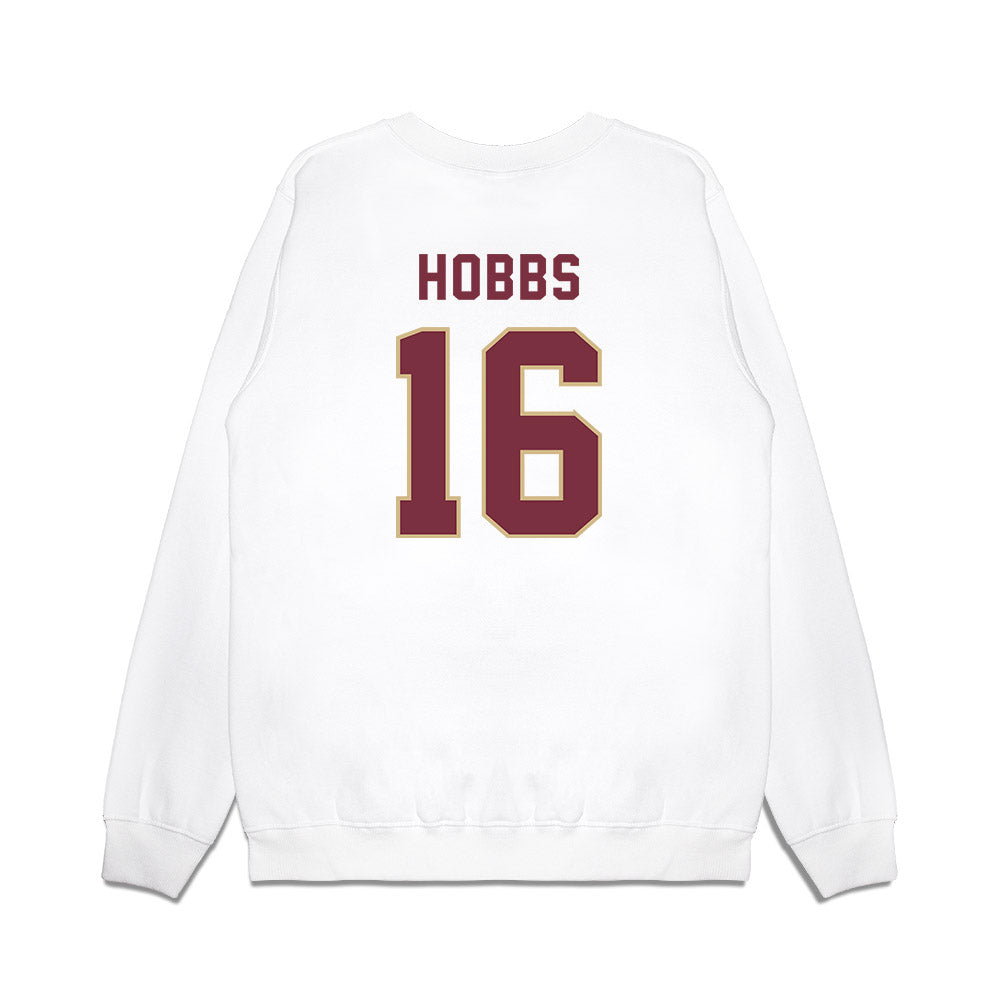FSU - NCAA Football : Karson Hobbs - Vintage Helmet Premium Crewneck Sweatshirt-1