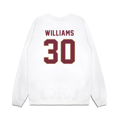 FSU - NCAA Football : Izayia Williams - Vintage Helmet Premium Crewneck Sweatshirt-1