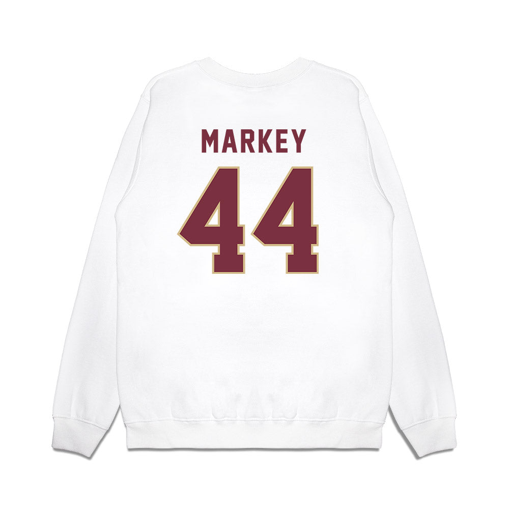 FSU - NCAA Football : Gavin Markey - Vintage Helmet Premium Crewneck Sweatshirt-1
