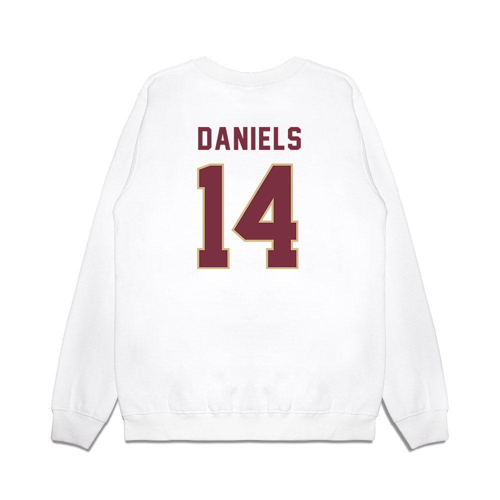 FSU - NCAA Football : Ashton Daniels - Vintage Helmet Premium Crewneck Sweatshirt-1
