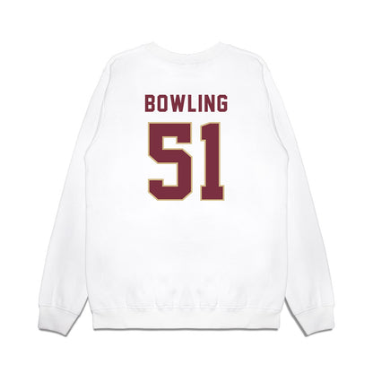 FSU - NCAA Football : Paul Bowling - Vintage Helmet Premium Crewneck Sweatshirt-1