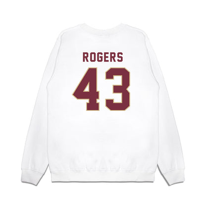 FSU - NCAA Football : Trent Rogers - Vintage Helmet Premium Crewneck Sweatshirt-1