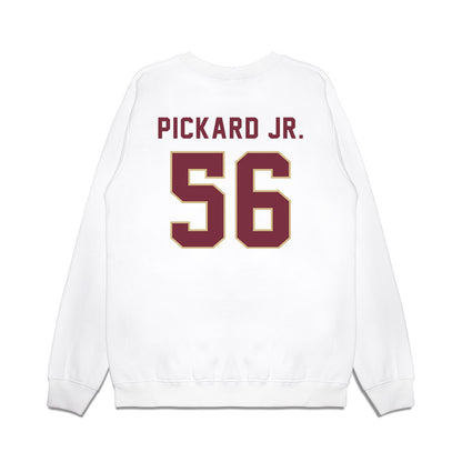FSU - NCAA Football : Steven Pickard Jr. - Vintage Helmet Premium Crewneck Sweatshirt-1