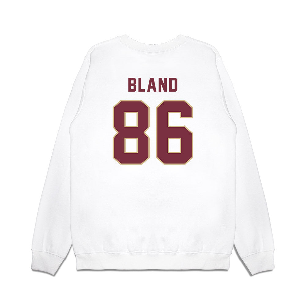 FSU - NCAA Football : Tony Bland - Vintage Helmet Premium Crewneck Sweatshirt-1