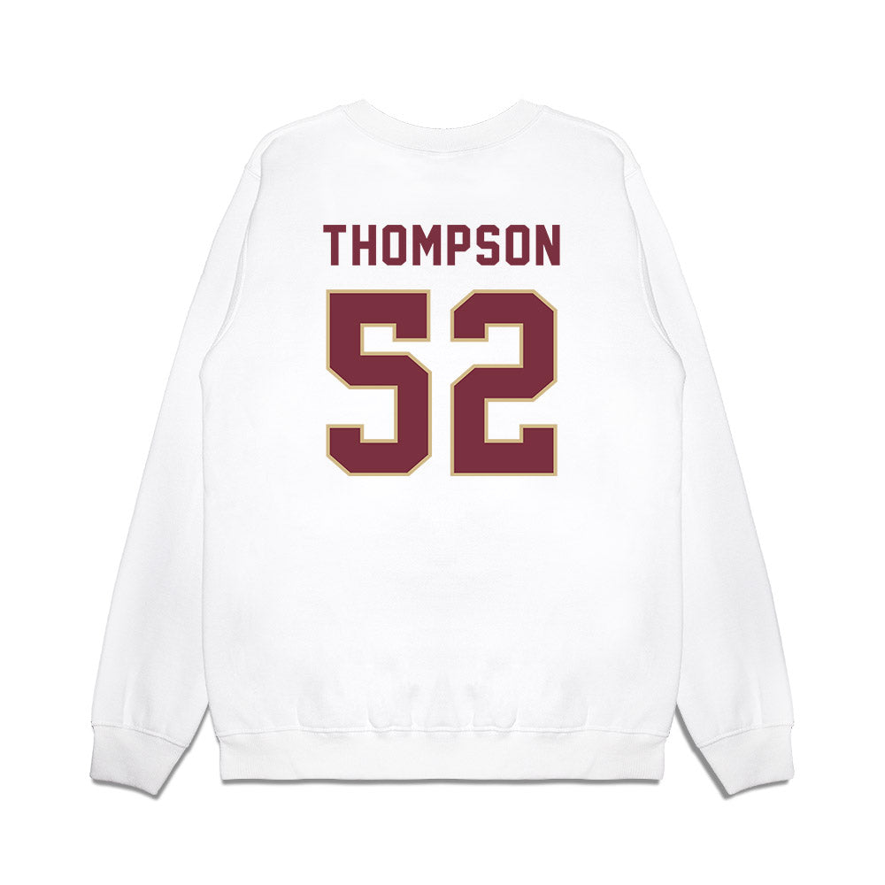 FSU - NCAA Football : Chavez Thompson - Vintage Helmet Premium Crewneck Sweatshirt-1