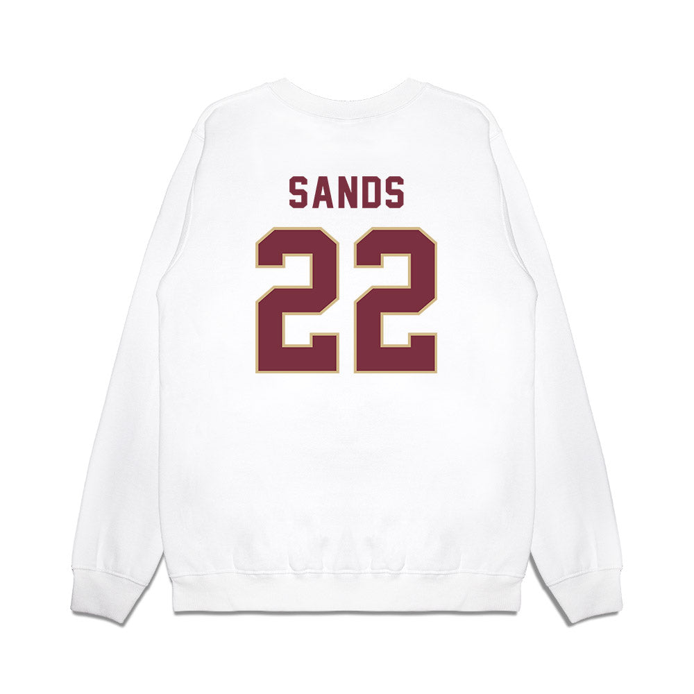 FSU - NCAA Football : Gemari Sands - Vintage Helmet Premium Crewneck Sweatshirt-1
