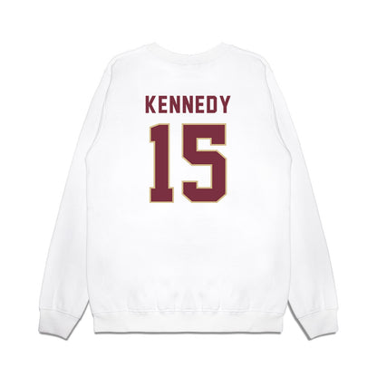 FSU - NCAA Football : Rylan Kennedy - Vintage Helmet Premium Crewneck Sweatshirt-1