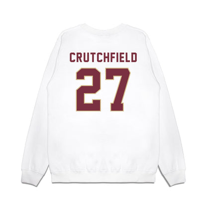 FSU - NCAA Football : Jordan Crutchfield - Vintage Helmet Premium Crewneck Sweatshirt-1