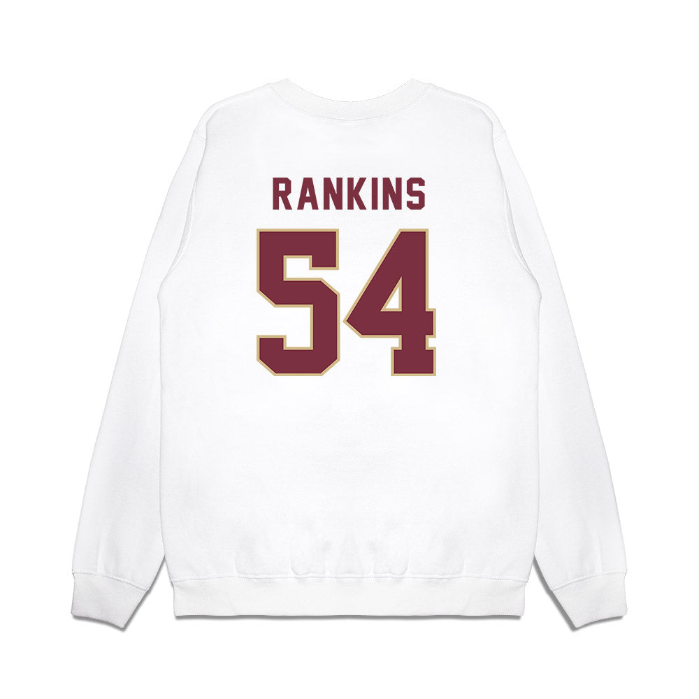 FSU - NCAA Football : Earnest Rankins - Vintage Helmet Premium Crewneck Sweatshirt-1