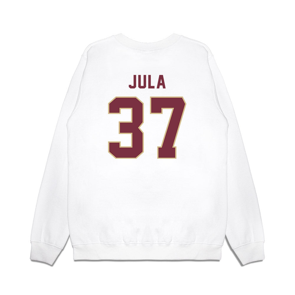 FSU - NCAA Football : Carter Jula - Vintage Helmet Premium Crewneck Sweatshirt-1