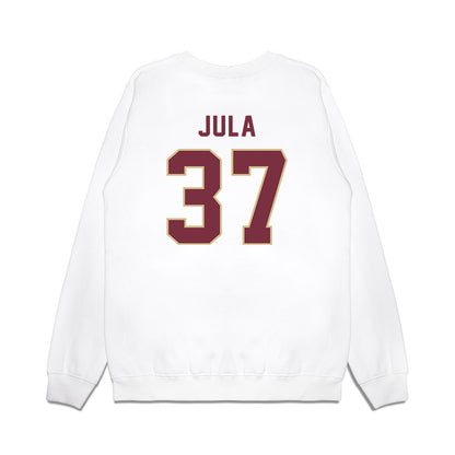 FSU - NCAA Football : Carter Jula - Vintage Helmet Premium Crewneck Sweatshirt-1
