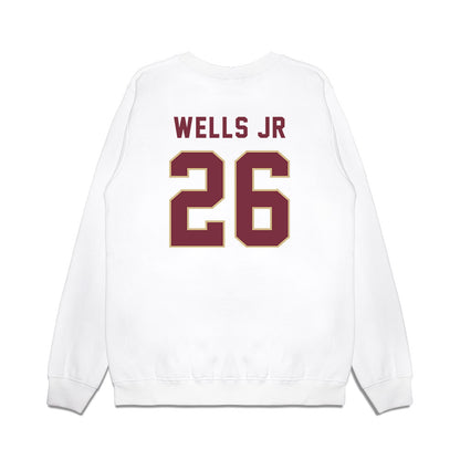 FSU - NCAA Football : Dwayne Wells Jr - Vintage Helmet Premium Crewneck Sweatshirt-1