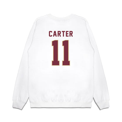 FSU - NCAA Football : Devin Carter - Vintage Helmet Premium Crewneck Sweatshirt-1