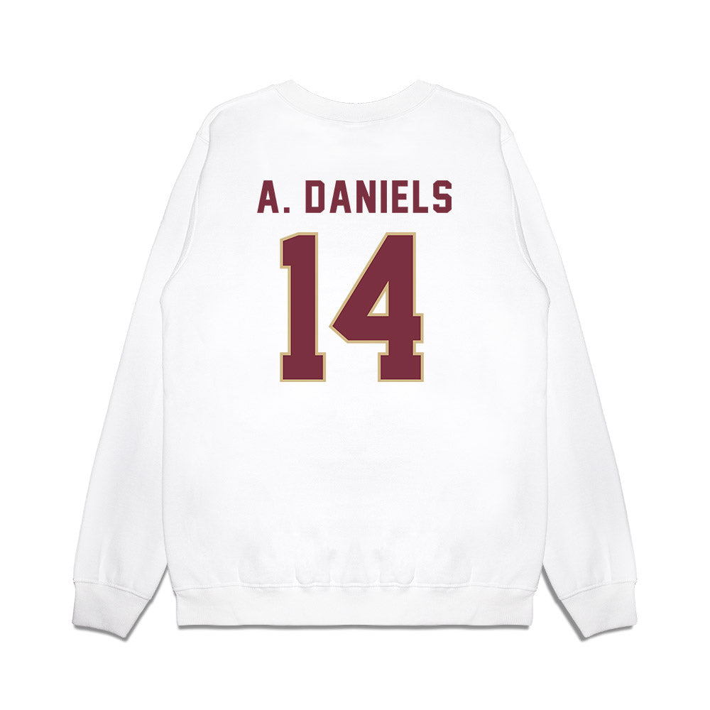 FSU - NCAA Football : Ashton Daniels - Vintage Helmet Premium Crewneck Sweatshirt-1
