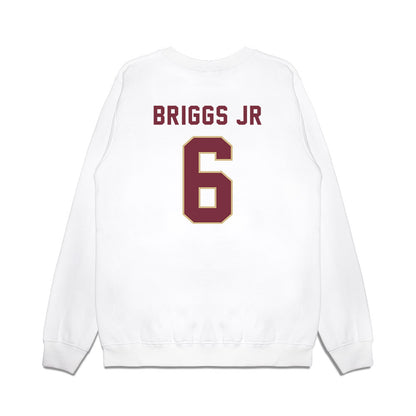 FSU - NCAA Football : Dennis Briggs Jr - Vintage Helmet Premium Crewneck Sweatshirt-1