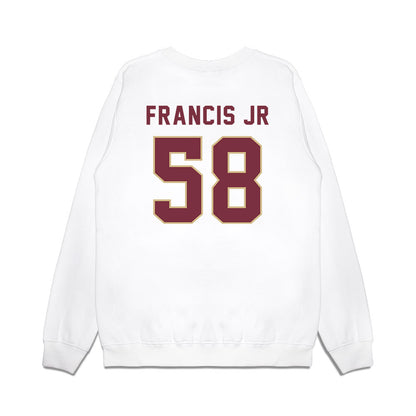 FSU - NCAA Football : Luke Francis Jr. - Vintage Helmet Premium Crewneck Sweatshirt-1