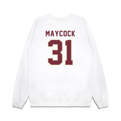 FSU - NCAA Football : Karon Maycock - Vintage Helmet Premium Crewneck Sweatshirt-1