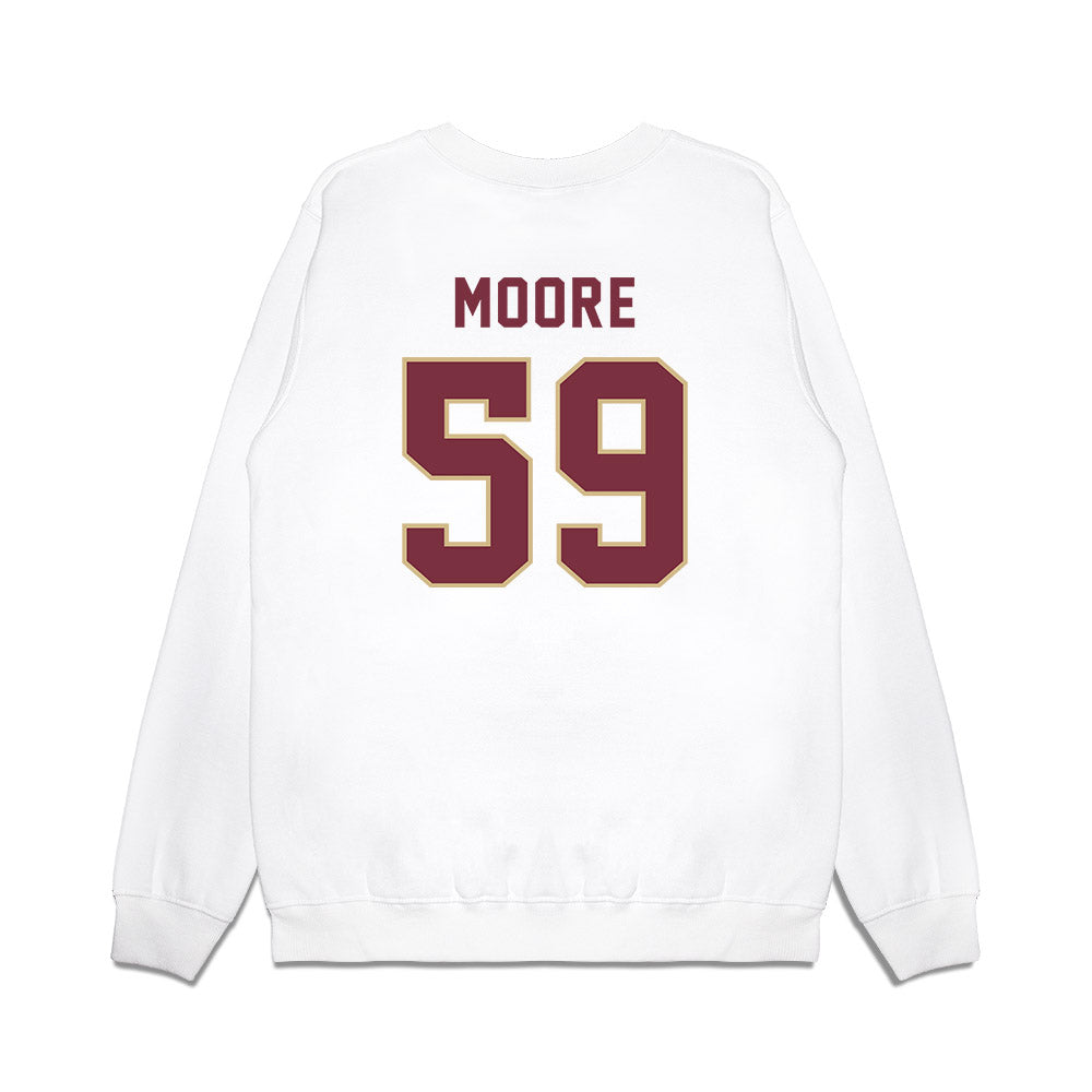 FSU - NCAA Football : Steven Moore - Vintage Helmet Premium Crewneck Sweatshirt-1