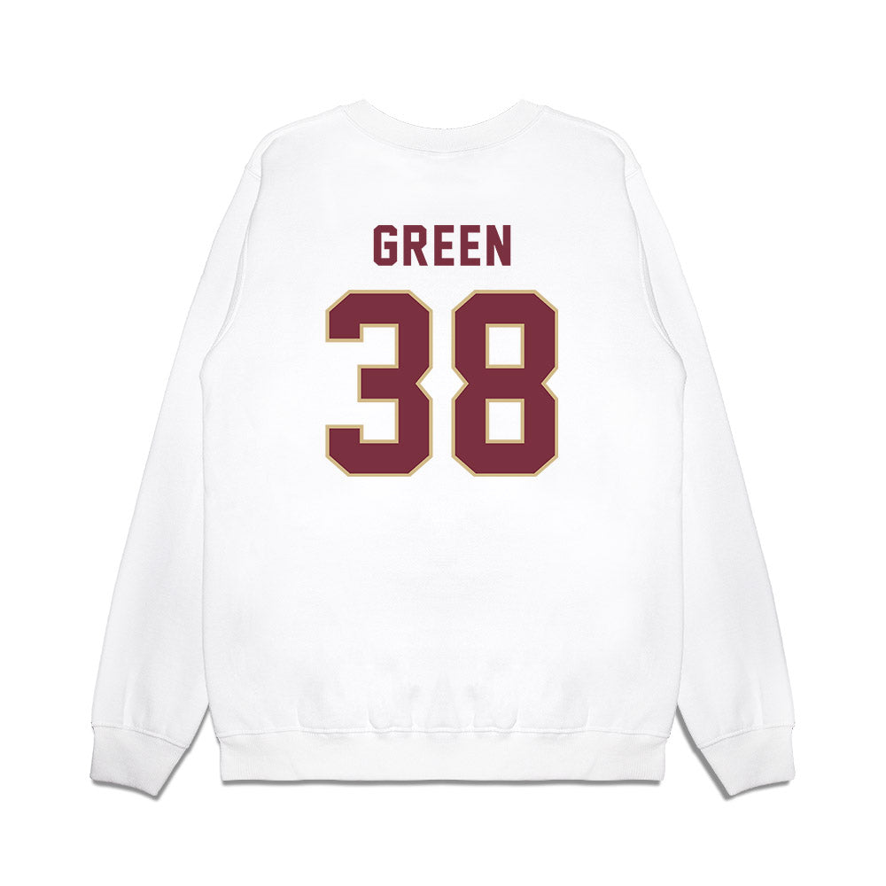 FSU - NCAA Football : Daylen Green - Vintage Helmet Premium Crewneck Sweatshirt-1