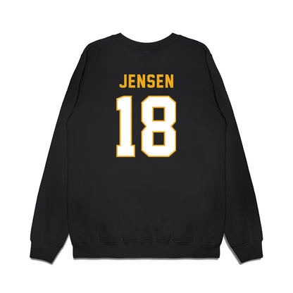 Missouri - NCAA Football : Isaac Jensen - Vintage Helmet Premium Crewneck Sweatshirt-1