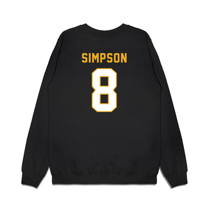 Missouri - NCAA Football : Donta Simpson - Vintage Helmet Premium Crewneck Sweatshirt-1