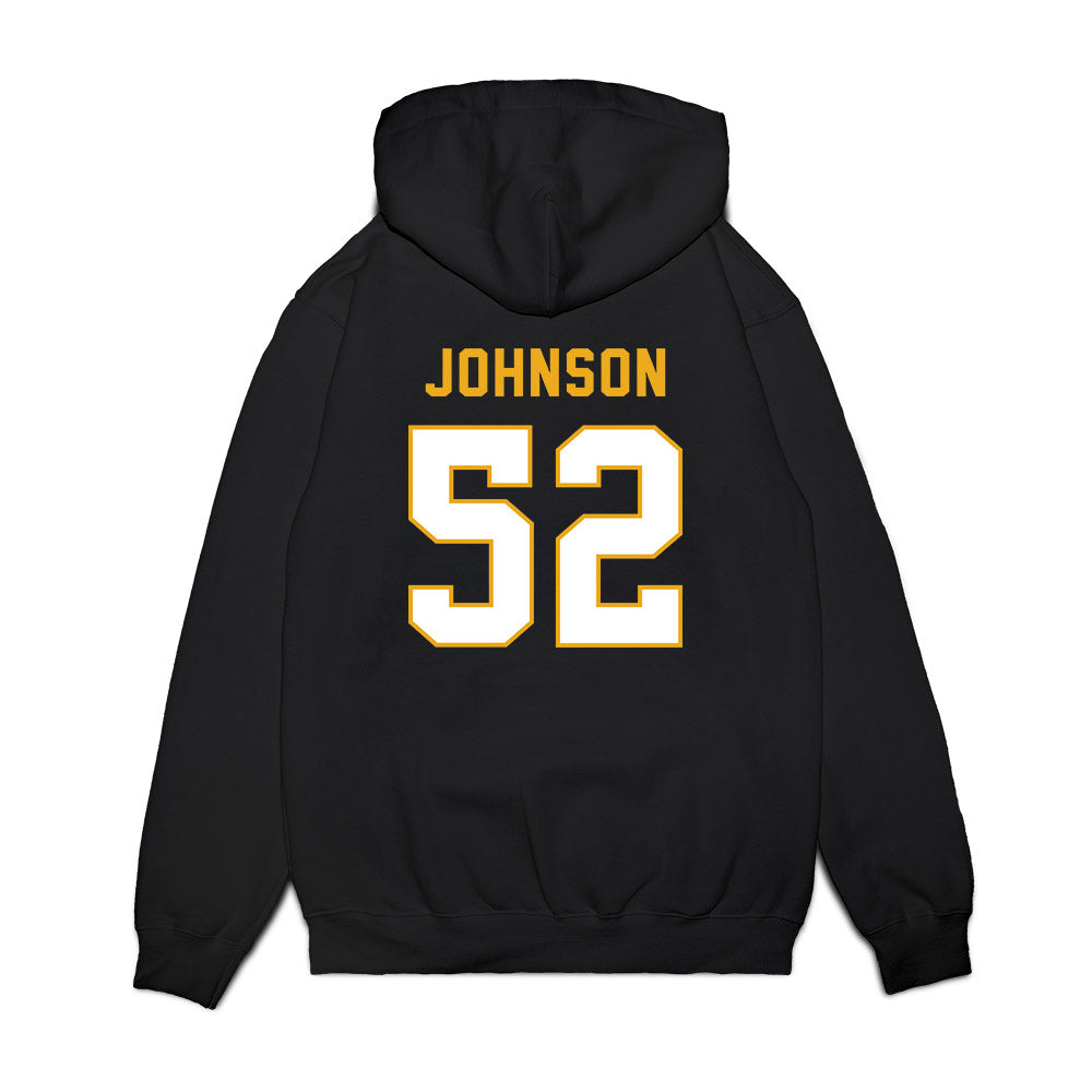 Missouri - NCAA Football : Demarcus Johnson - Vintage Helmet Premium Hooded Sweatshirt-1