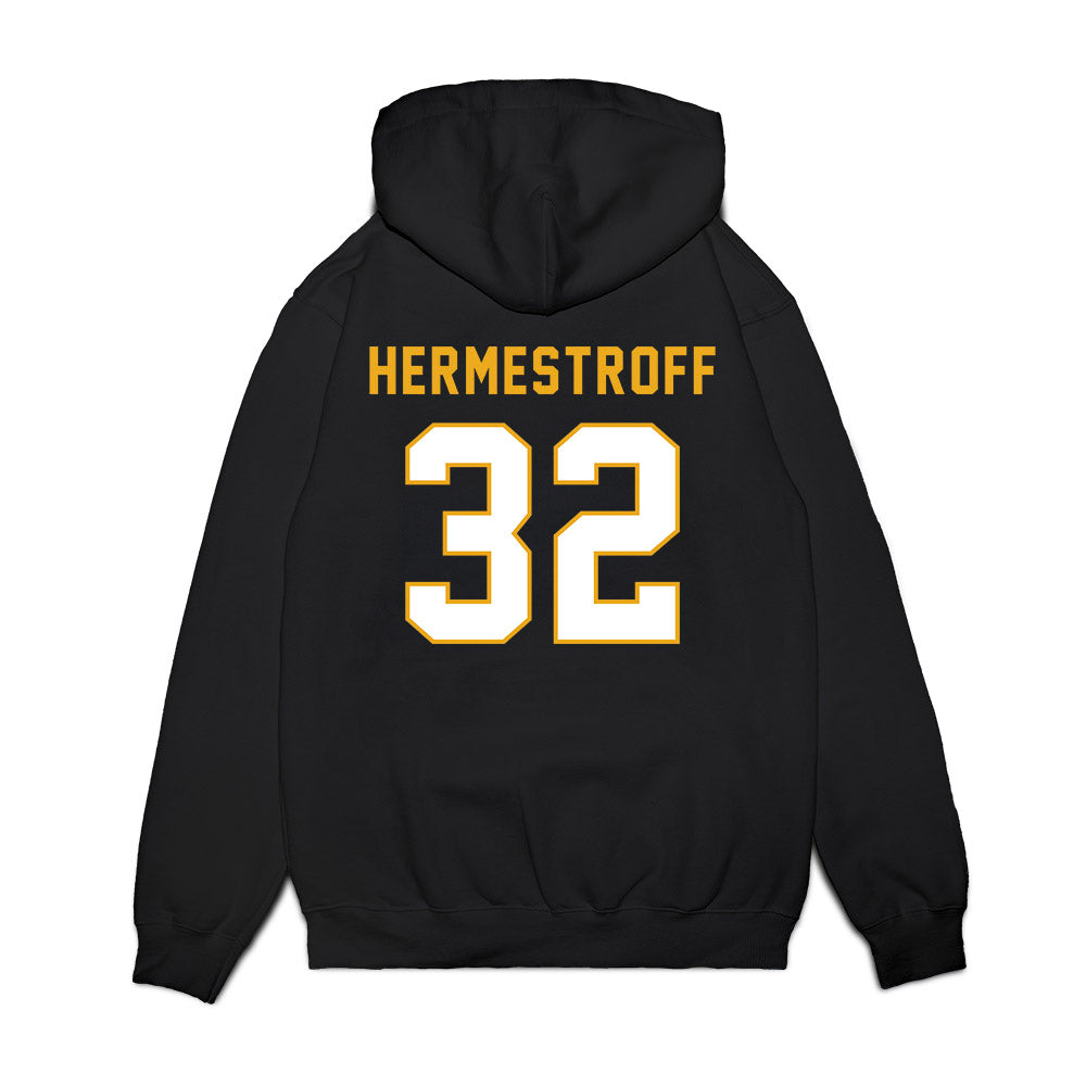 Missouri - NCAA Football : Maddux Hermestroff - Vintage Helmet Premium Hooded Sweatshirt-1