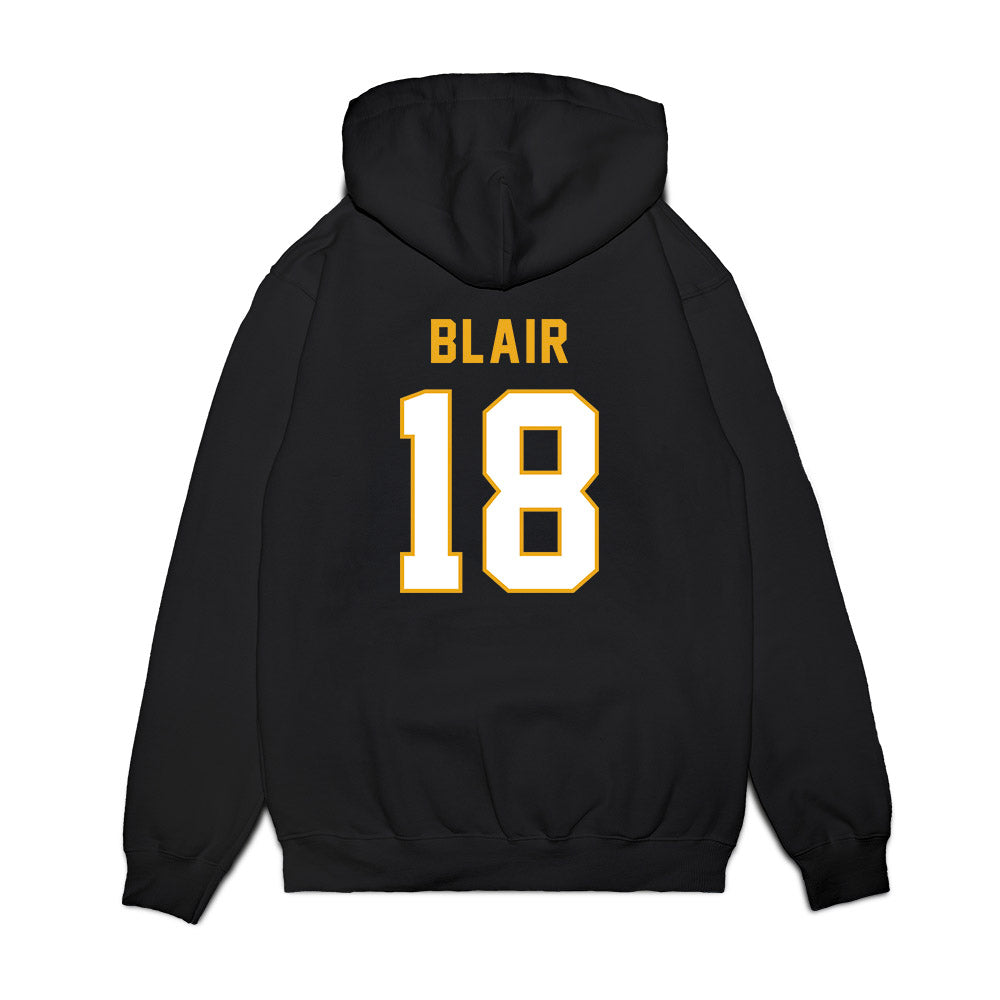 Missouri - NCAA Football : JaDon Blair - Vintage Helmet Premium Hooded Sweatshirt-1