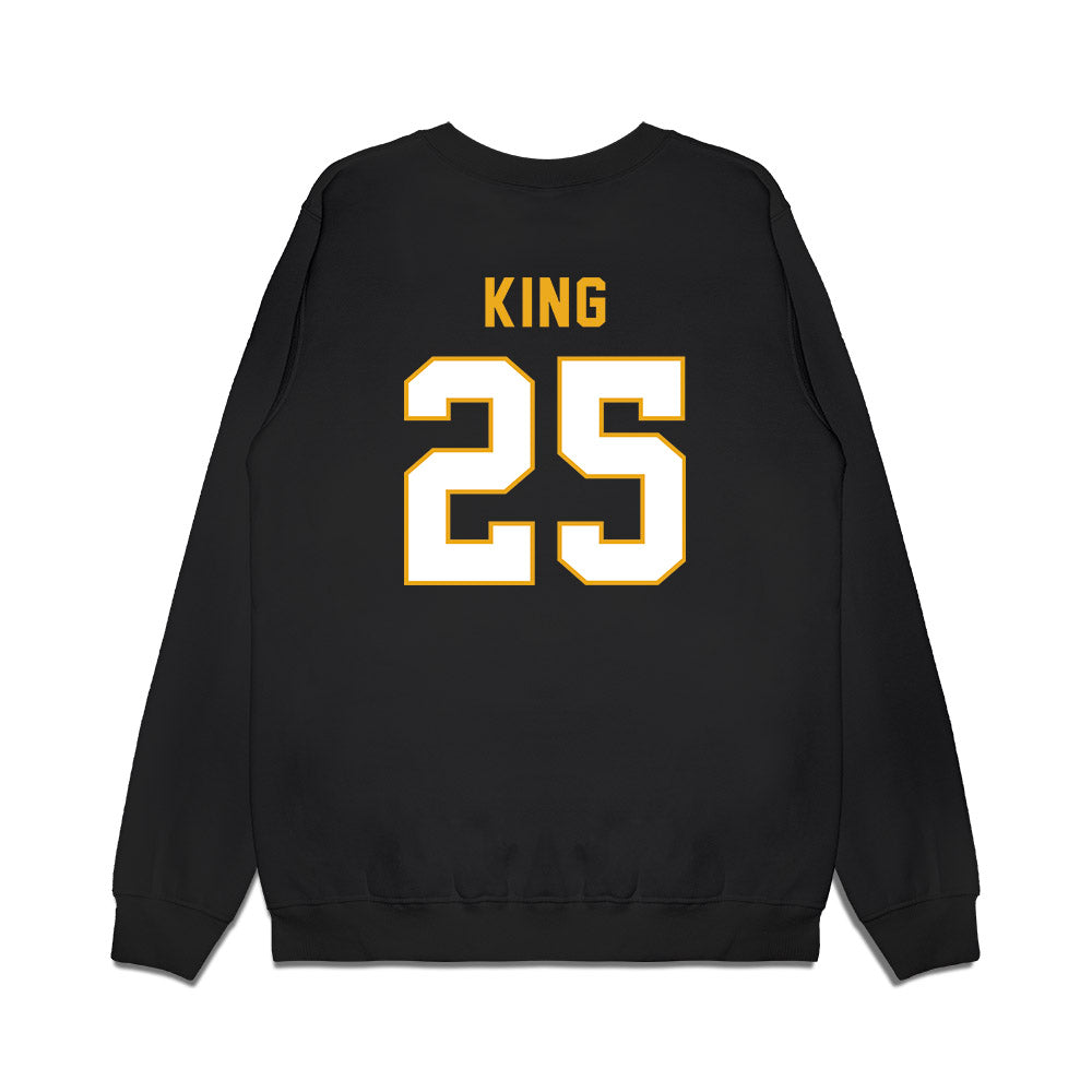 Missouri - NCAA Football : Jason King - Vintage Helmet Premium Crewneck Sweatshirt-1