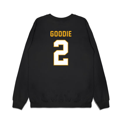Missouri - NCAA Football : Caleb Goodie - Vintage Helmet Premium Crewneck Sweatshirt-1