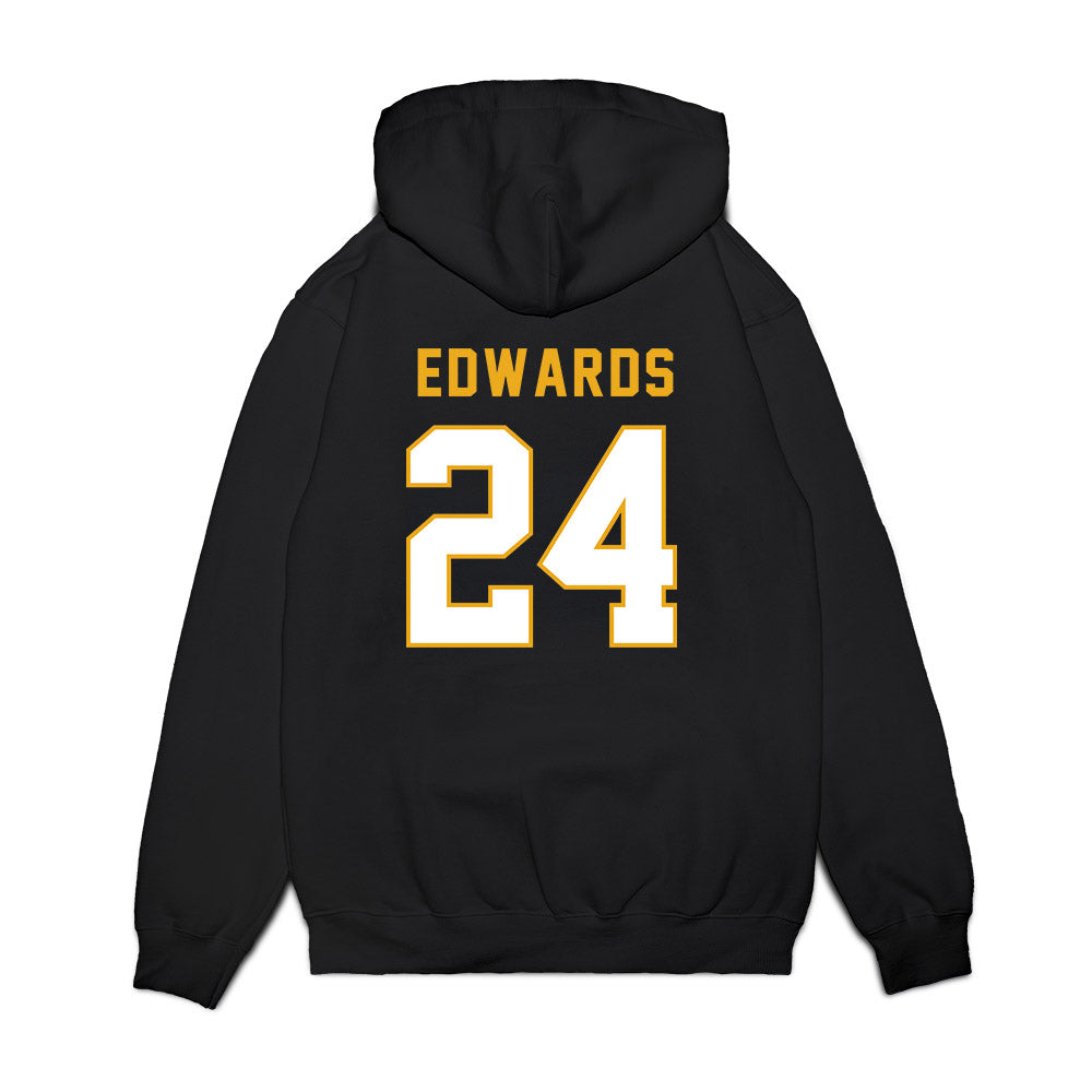 Missouri - NCAA Football : Xaishaun Edwards - Vintage Helmet Premium Hooded Sweatshirt-1
