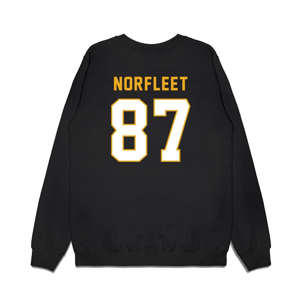 Missouri - NCAA Football : Brett Norfleet - Vintage Helmet Premium Crewneck Sweatshirt-1
