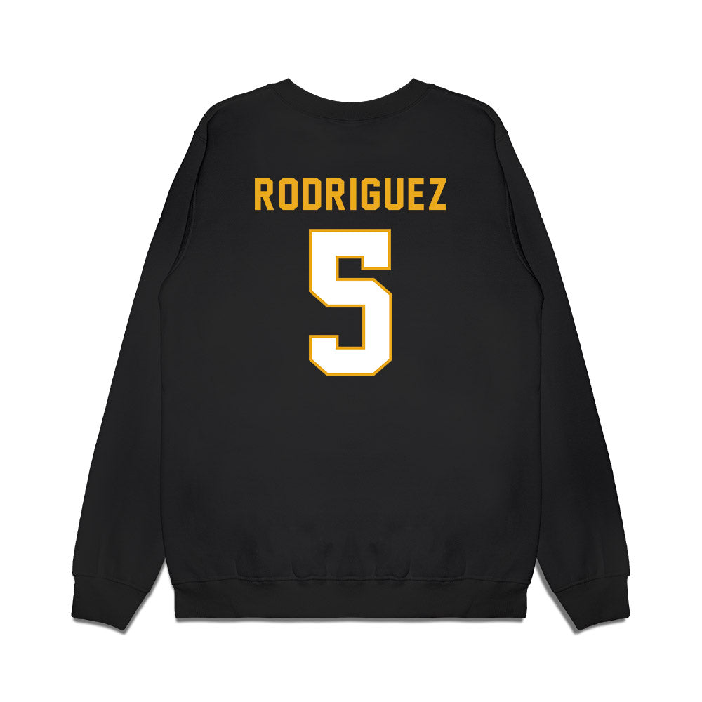 Missouri - NCAA Football : Nicholas Rodriguez - Vintage Helmet Premium Crewneck Sweatshirt-1