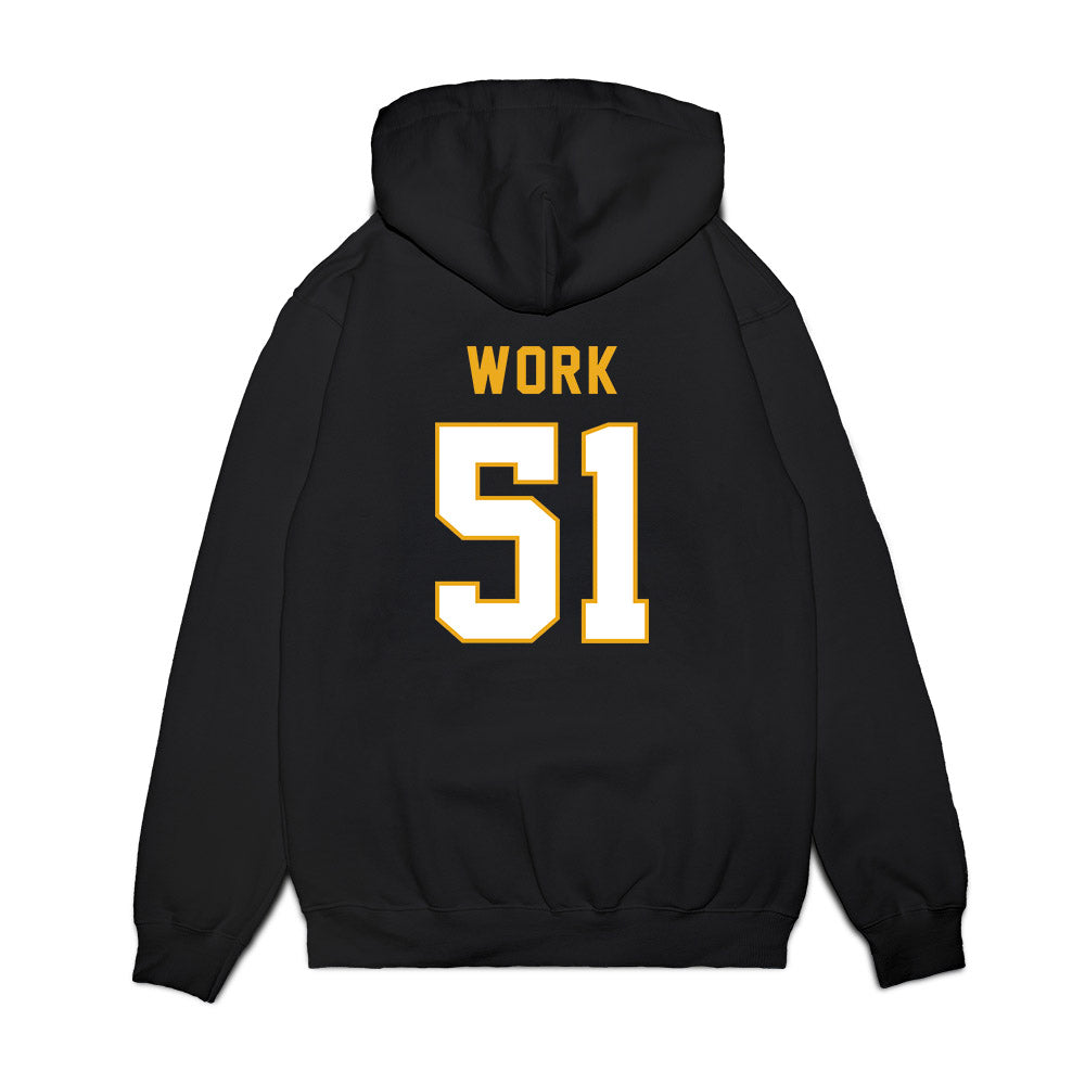 Missouri - NCAA Football : Luke Work - Vintage Helmet Premium Hooded Sweatshirt-1