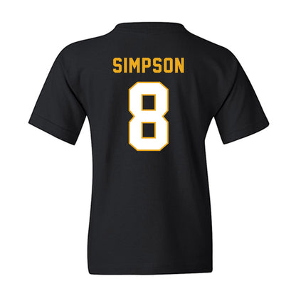 Missouri - NCAA Football : Donta Simpson - Vintage Helmet Youth T-Shirt-1